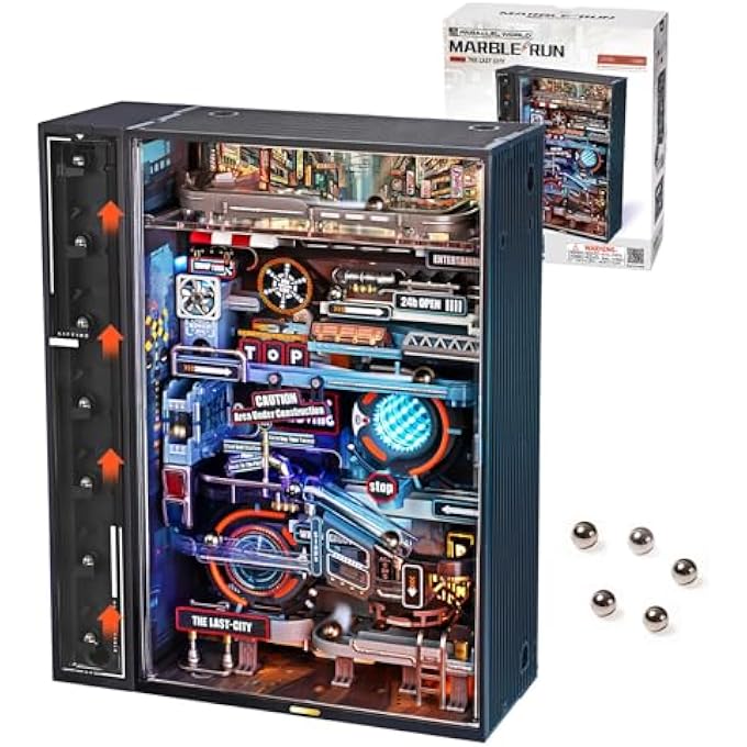 3D PUZZLE BUILDING MODELING ADULTS LAST CITY DECK TRACKS, DECORATIVE GIFTS FOR GAMING DESKS FOR MEN, MR01S - Image 1